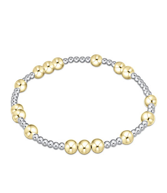 Extends Hope Unwritten 5mm Bead Bracelet- Mixed Metal