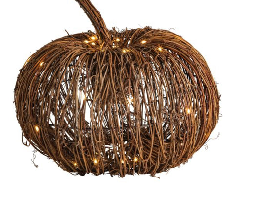 Woven Light-Up Pumpkins