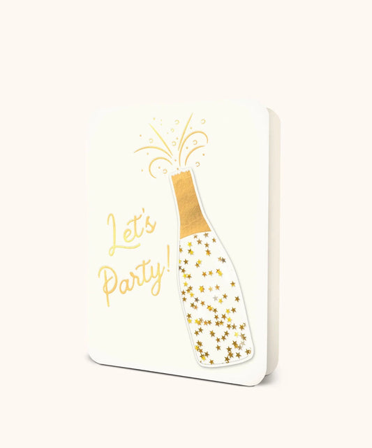 Pop the Bubbly Deluxe Greeting Card