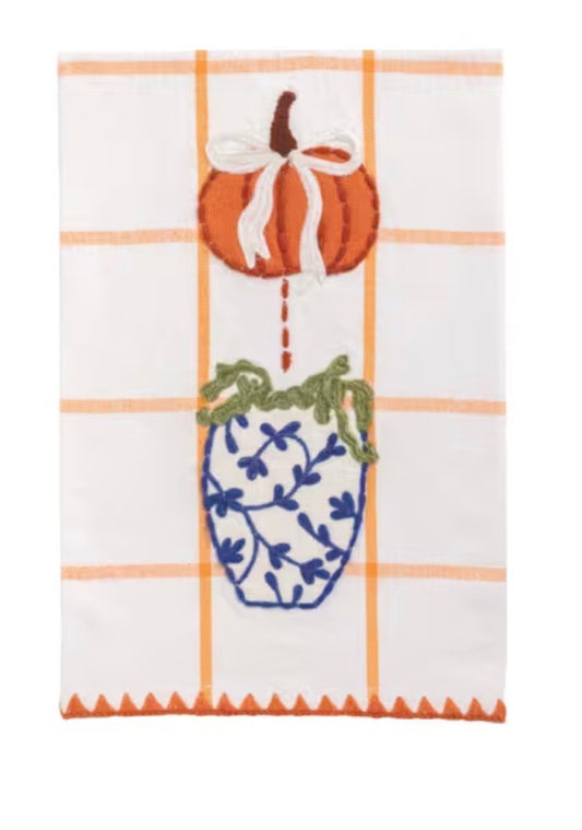 APPLIQUE TOPIARY TOWEL