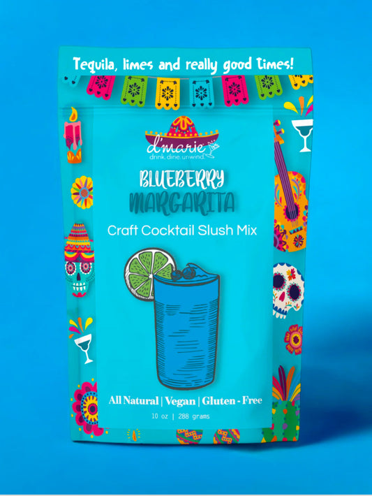 Blueberry Margarita Cocktail Slush
