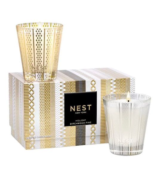 Holiday & Birchwood Pine Classic Candle Duo Set