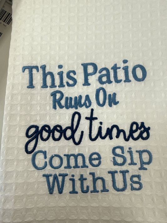 This Patio Tea Towel
