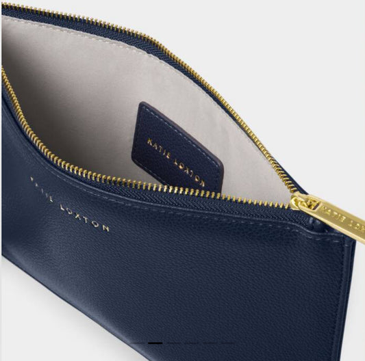 Hallie Wristlet Pouch- Midnight Blue