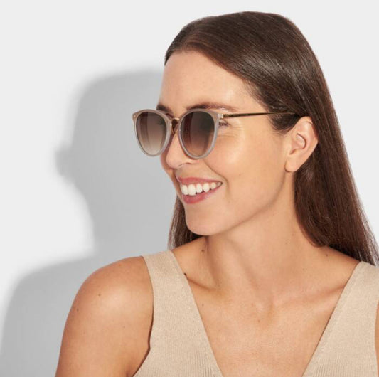 Santorini Sunglasses- Taupe Gradient