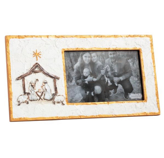 Painted Nativity Frame