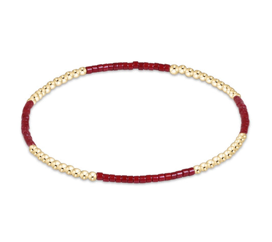 gameday hope blissful bracelet - maroon