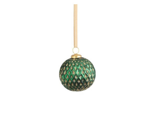 Green Beehive Ornament