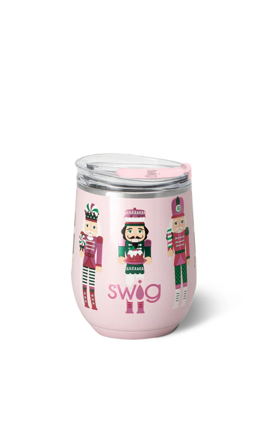 Sugar Plum Soldiers Stemless Wine Cup 12oz