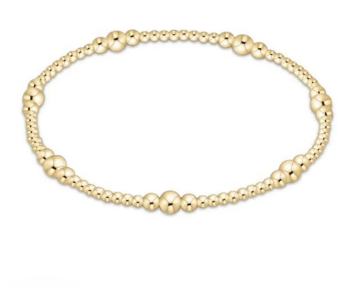Classic Gold Purpose Gold 4mm Bead Bracelet