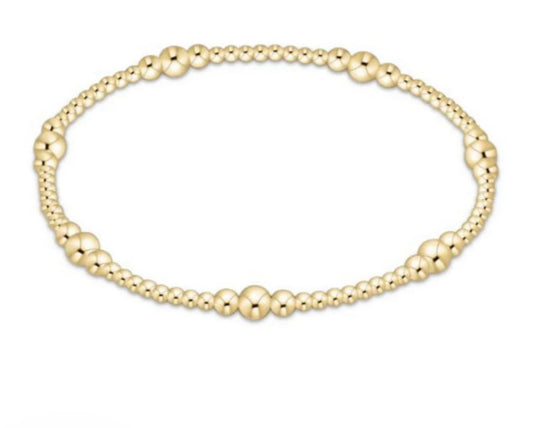 Classic Gold Purpose Gold 4mm Bead Bracelet
