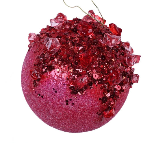 SUGAR CRYSTAL BALL - Hot Pink
