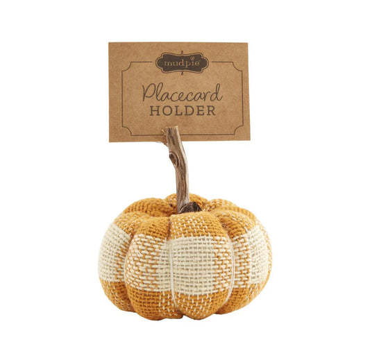 Orange Buffalo Placecard Holder