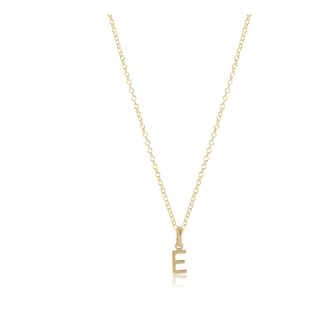 16" necklace gold - respect gold charm