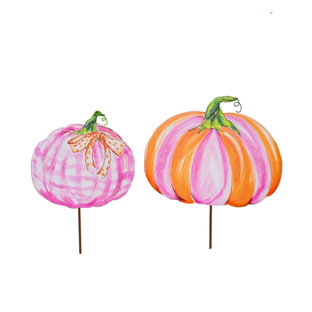 Beck’s Pink and Orange Pumpkins