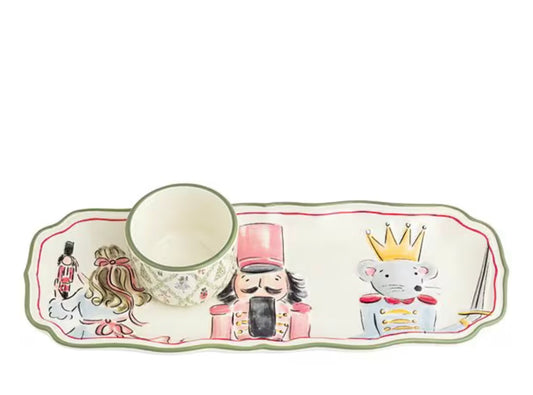 Winter Wonderland Tray & Dip Bowl Set