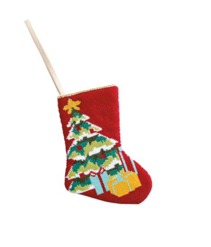 Mini Holiday Needlepoint Stockings