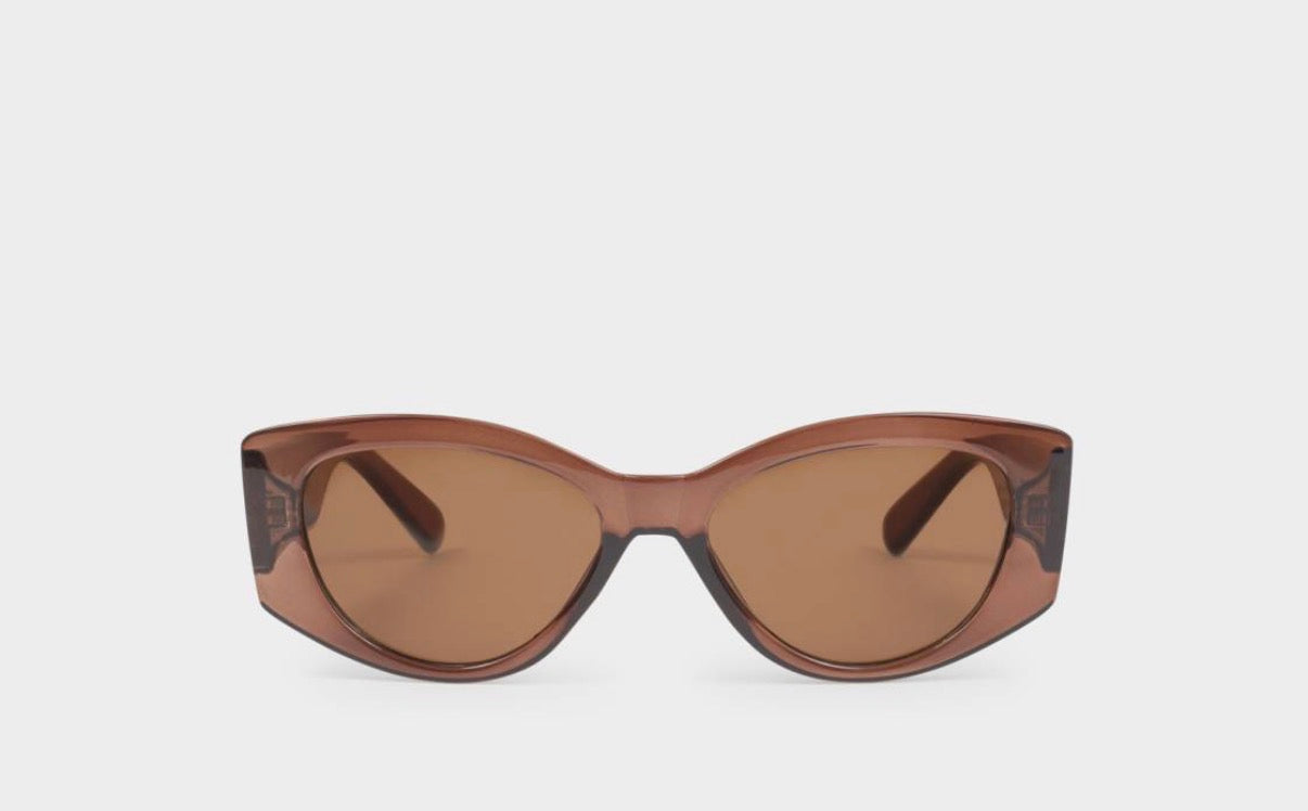 Rimini Sunglasses- Transparent Chocolate