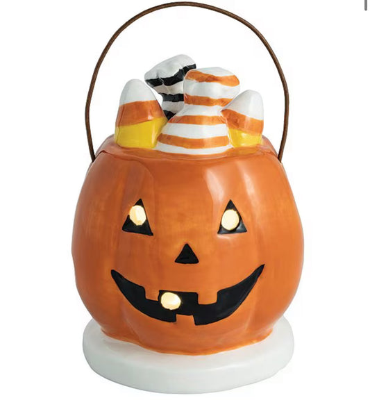 Pumpkin Basket Light Up Sitter