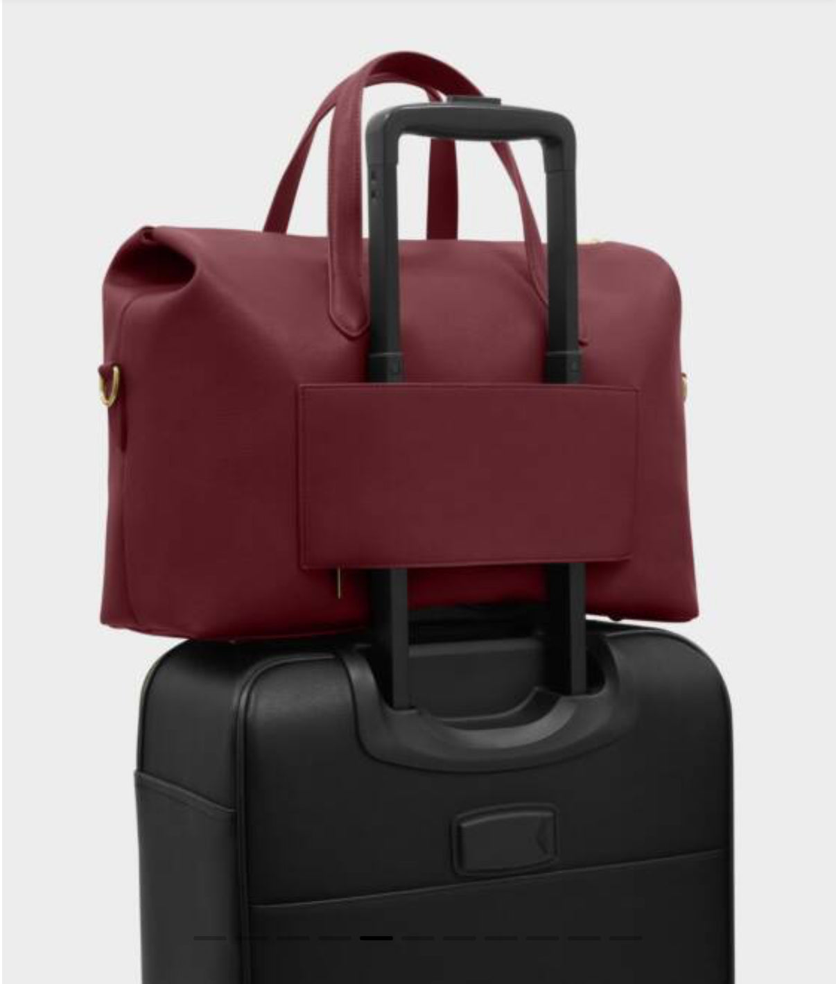 Milan Cabin Bag- Cherry