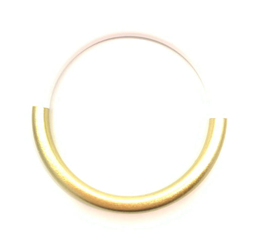 White and Gold Bangle