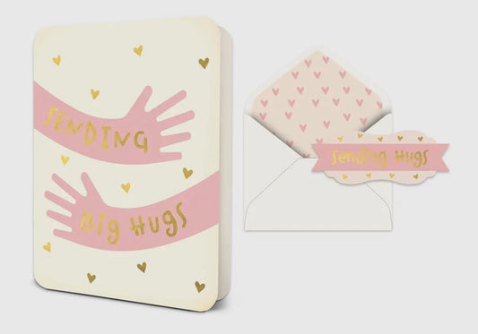 Sending Big Hugs Deluxe Greeting Card