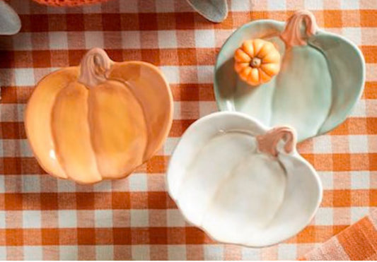 Pumpkin Tidbit Plates