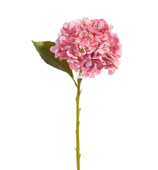Real Touch Pink Hydrangea 19”