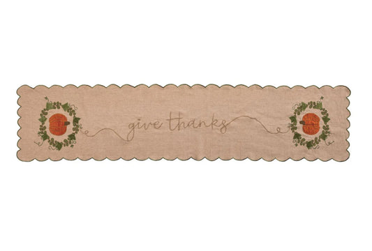 Give Thanks Table Runner