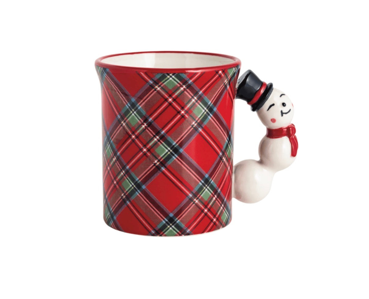 Santa Figural Handle Mug