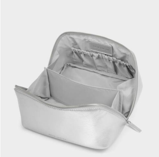 Make Up Bag Medium- Silver