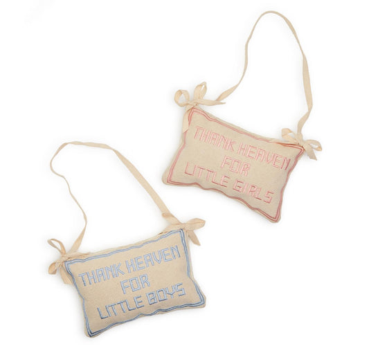 Thank Heavens Pillow Door Hanger