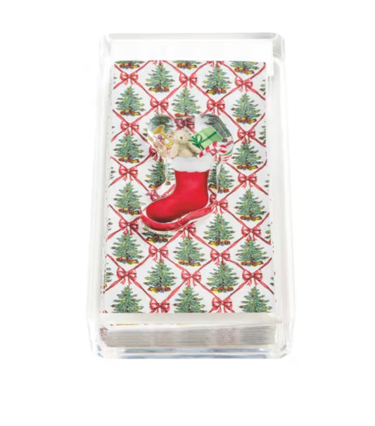 Stocking Tartan Guest Towel Set