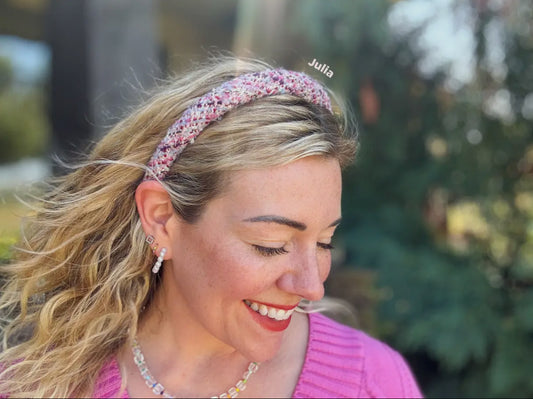 Thin Tweed Headband- Julia