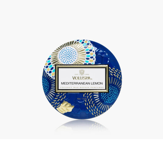 Mediterranean Lemon Mini Tin Jar