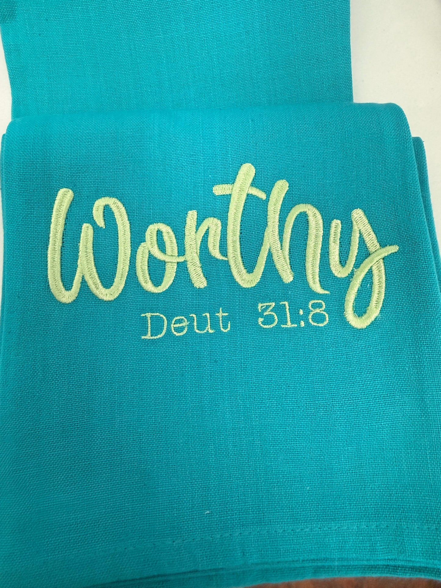 Worthy Tea Towel
