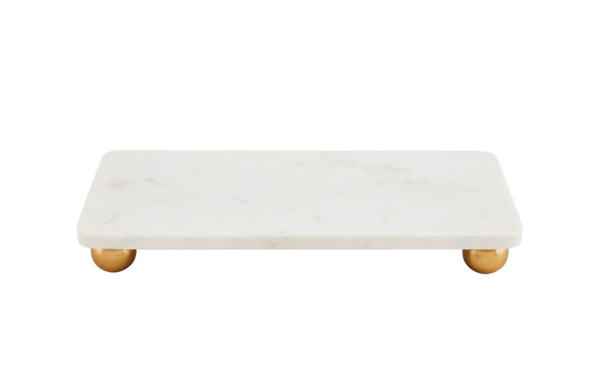 Gold Footed Marble Board