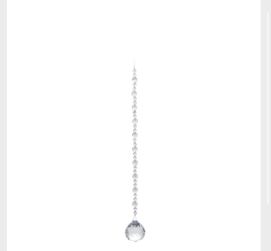 13.5" Crystal Drop Ornament