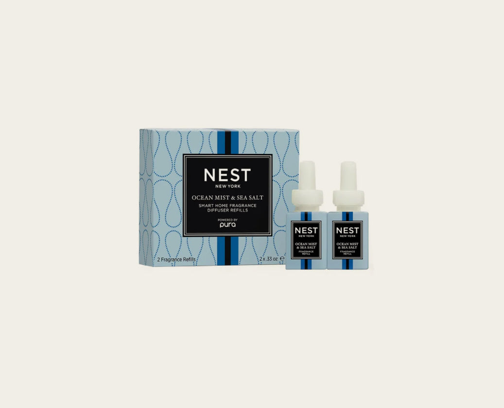 Ocean Mist & Sea Salt Refill Duo for NEST x Pura Smart Home Fragrance Diffuser - Smart Vials
