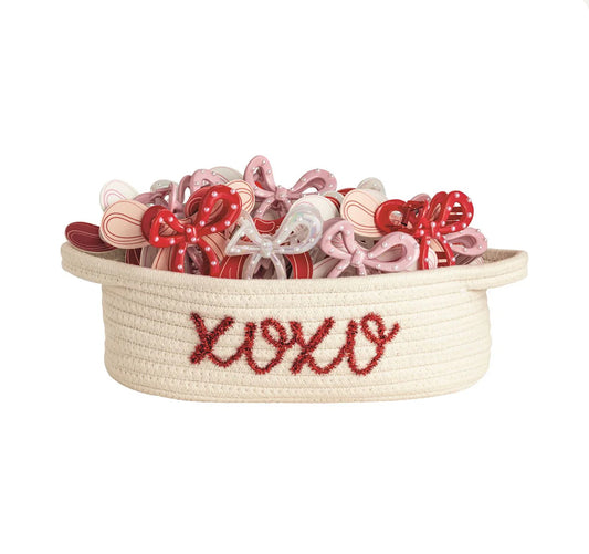 Valentine Bow Claw Clip