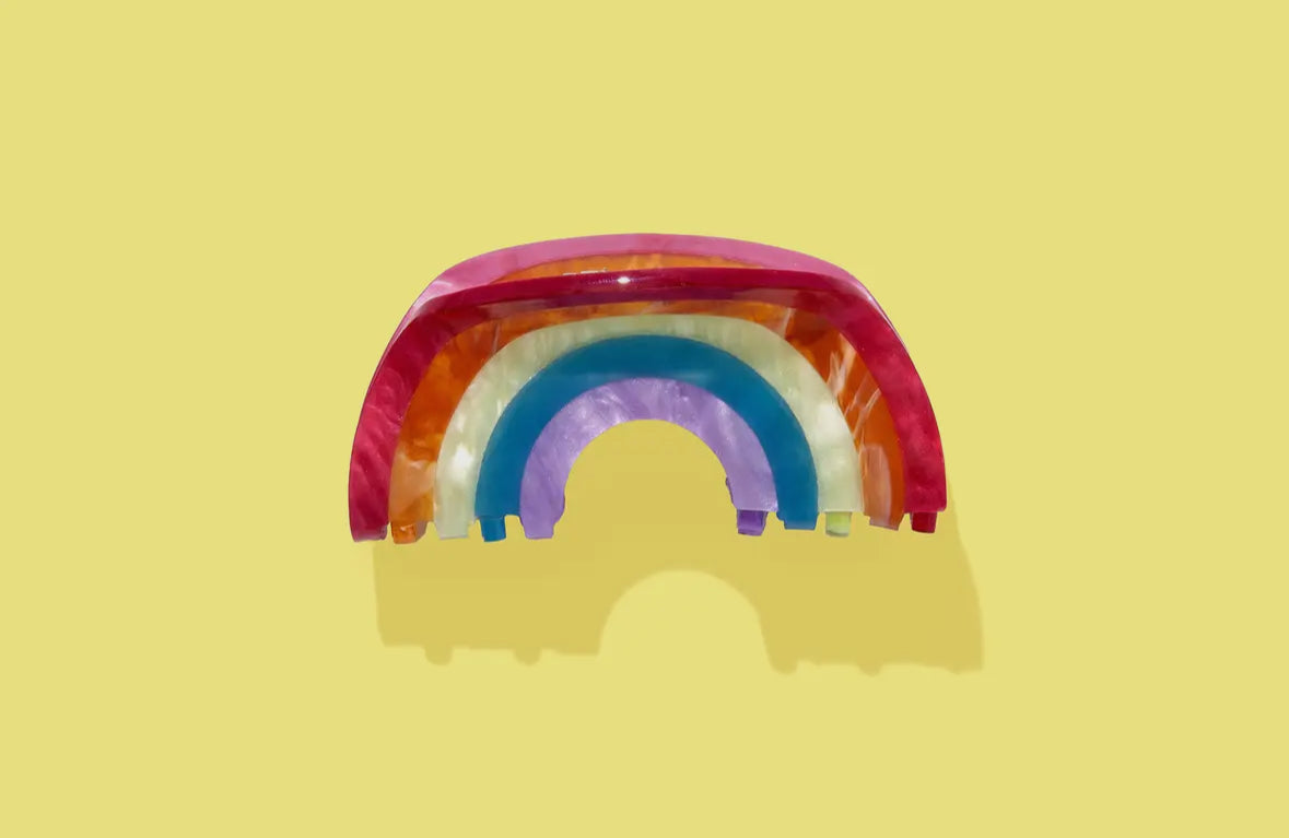 Rainbow Claw Clips