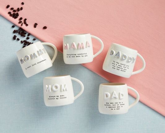Chunky Letter Mug