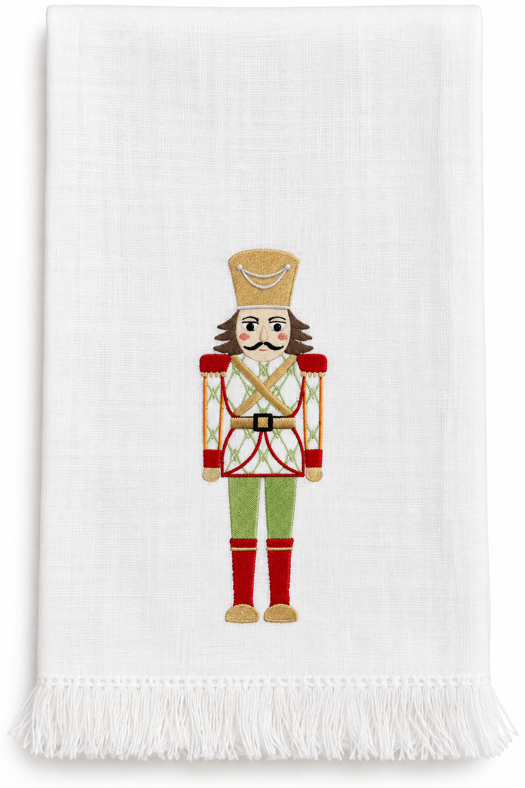 Nutcracker Fringe Tea Towel