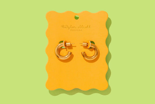 Terry Gold Small Hoop