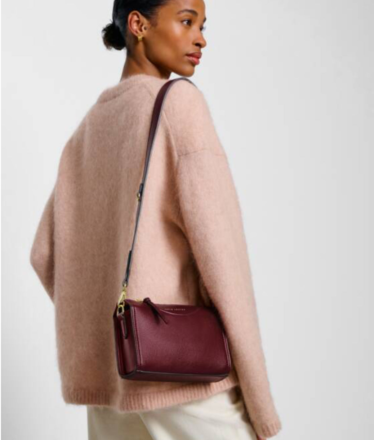 Alba Crossbody- Cherry