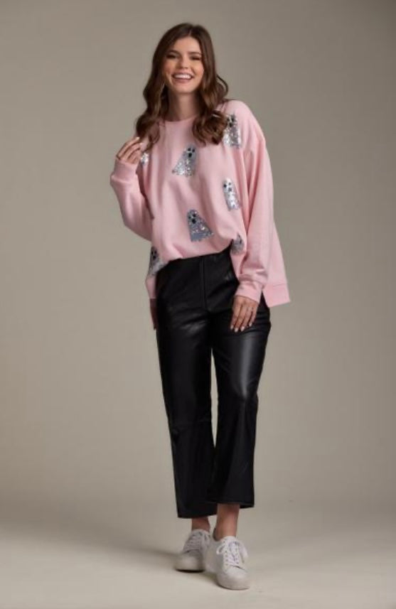 Ghost Sparkle Sweatshirt - Women's