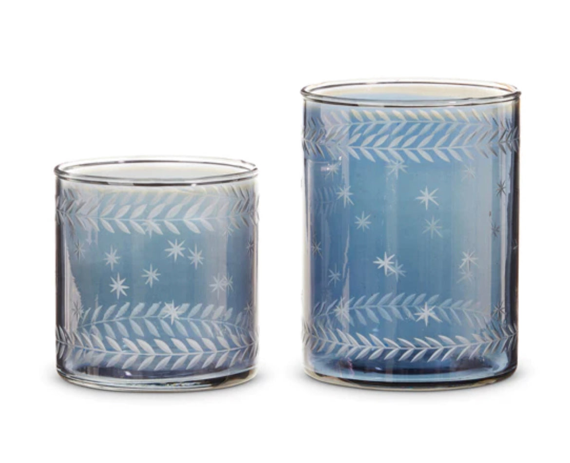 Blue Votive Holder