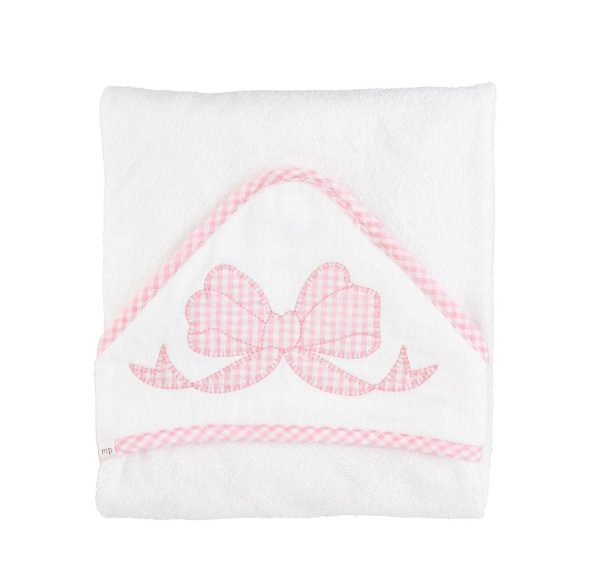 Bow Appliqué Hooded Towel