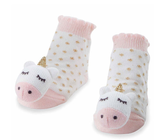 Unicorn Rattle Toe Sock