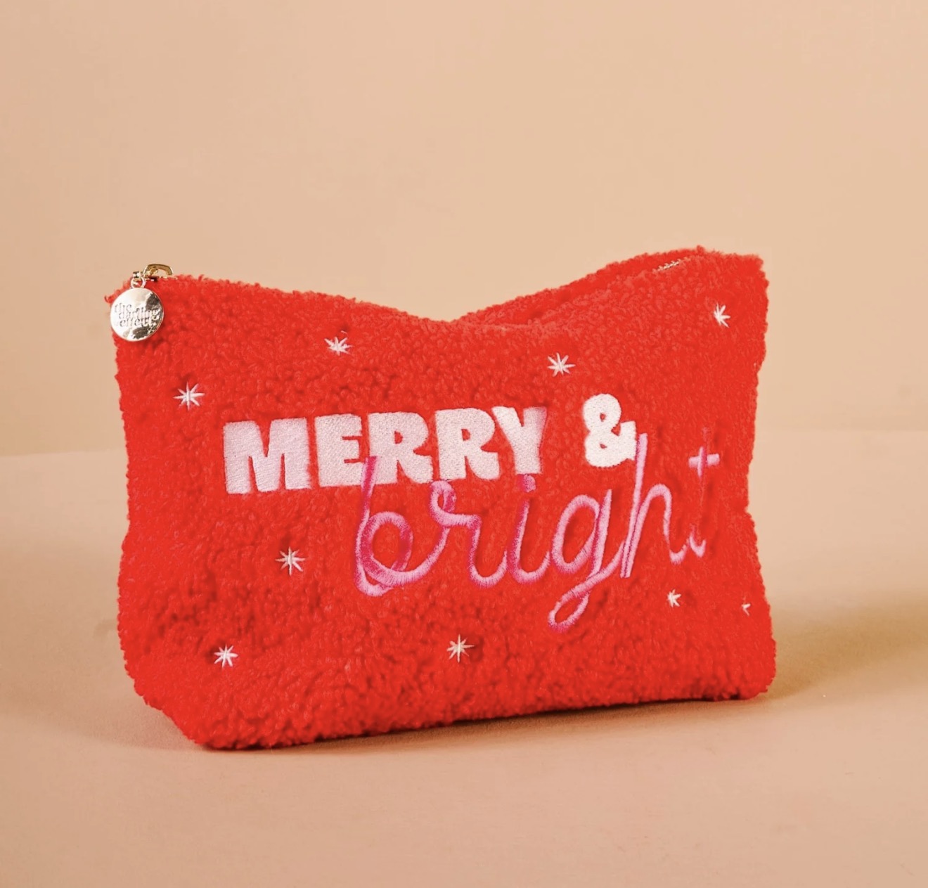Merry & Bright Teddy Pouch